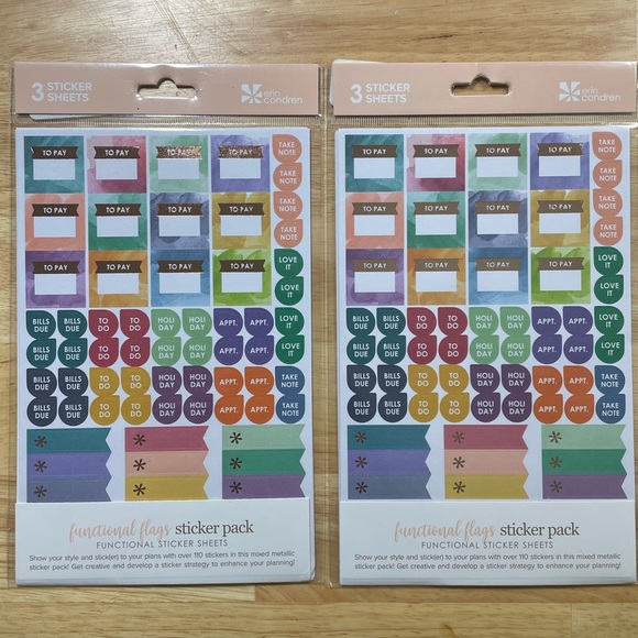 Functional Flags Sticker Pack NWT - Picture 2 of 4